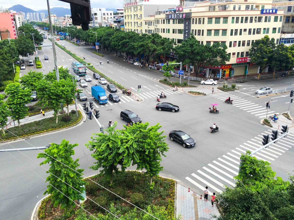 圖1 荔城大道通暢（沙園路口）