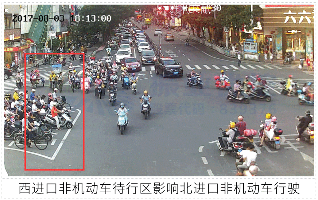 圖 5 北進口交通運行情況