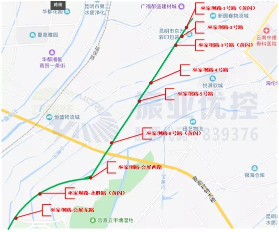圖1 道路位置圖
