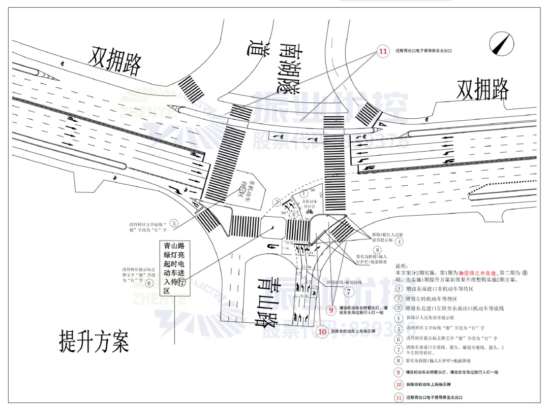 圖3 雙擁青山路口改造設計圖