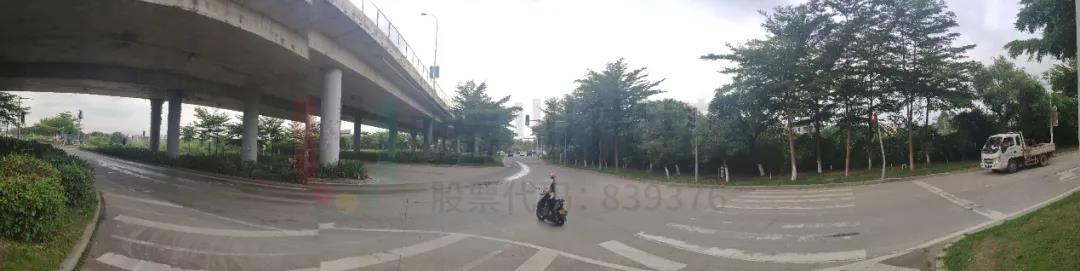 圖 13 高峰時段西環(huán)路往迎客大道北往東左轉(zhuǎn)方向（優(yōu)化后，全景視角）