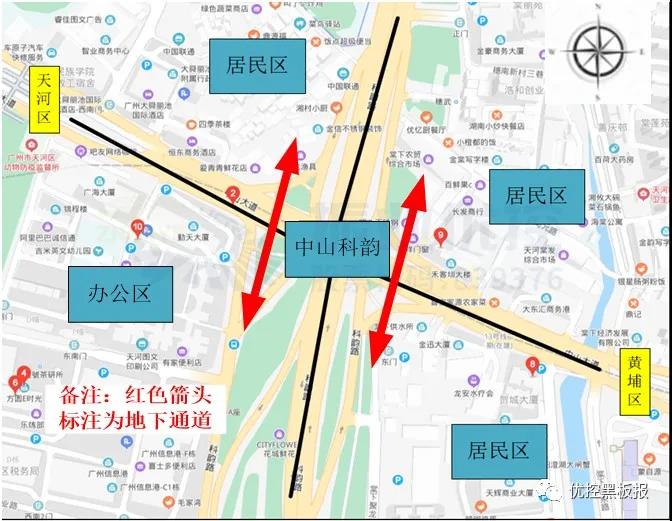 圖1 中山大道-科韻路口地理位置