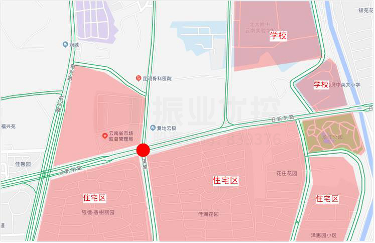 圖1 路口地理位置