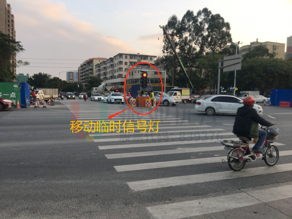 圖3 路口臨時(shí)燈圖