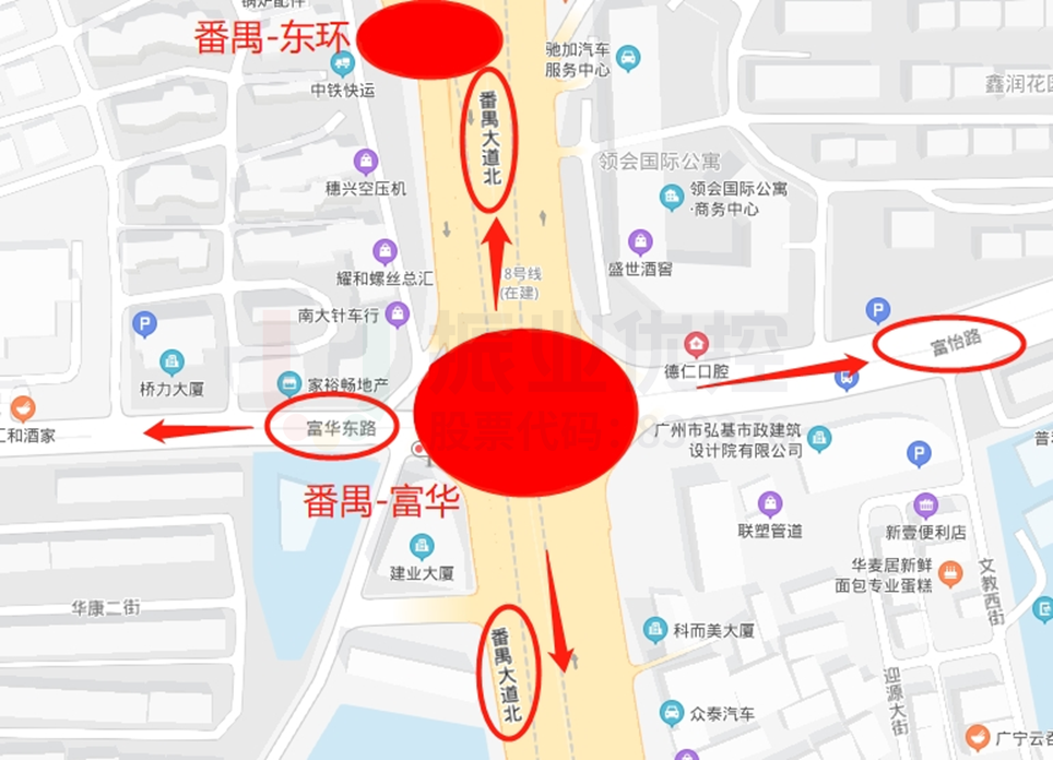 圖1 路口地理位置圖
