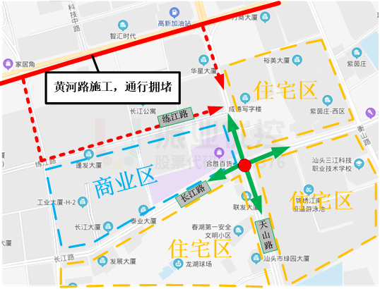 圖1 路口點(diǎn)位示意圖