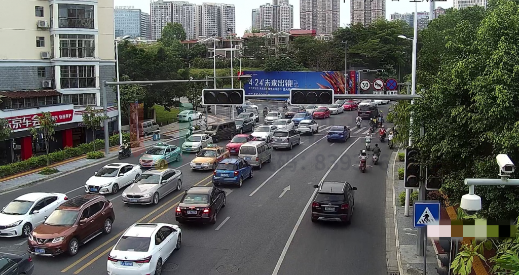 圖4 路段北往南方向車(chē)輛無(wú)法及時(shí)消散