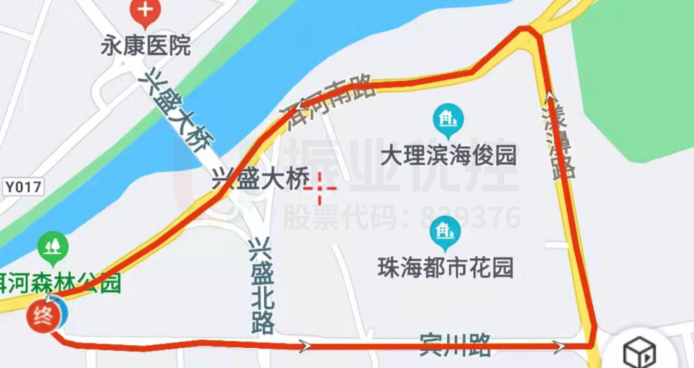 圖17 賓川路施工后微循環(huán)繞行實測圖