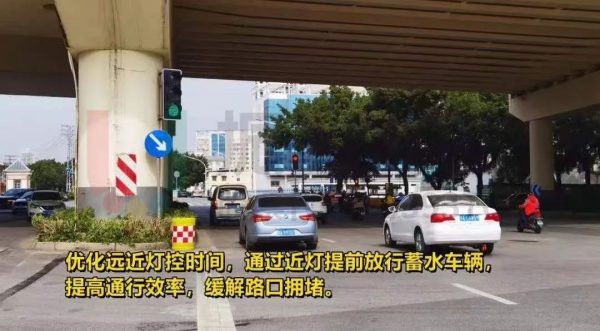 圖片2 江北大道-竹溪大道路口優(yōu)化后