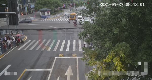 圖10-3 歇馬正街路口標線優(yōu)化后效果圖-歇馬支路(東進口)