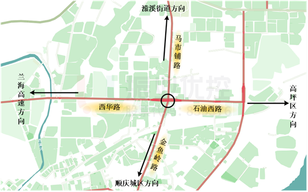 圖1 路口點位示意圖