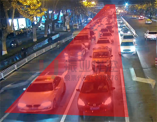 圖?4?中興大街-守敬路北進(jìn)口車輛排隊(duì)圖