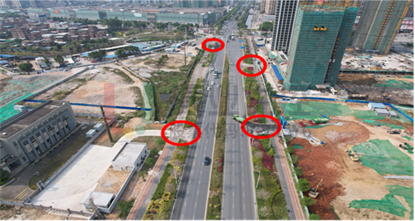 圖3 富強路新樓盤路口