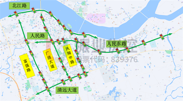圖1?路段、路口分布示意圖