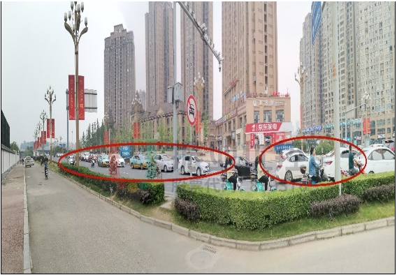 圖4 早、晚高峰北進口排隊圖